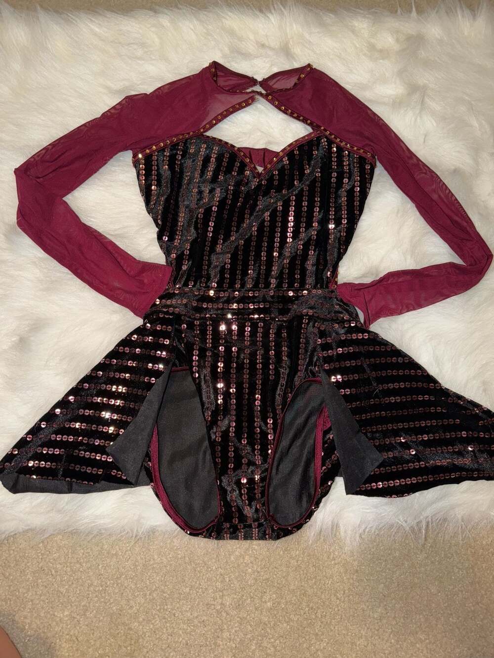 Weissman Need You Tonight Sequin Lyrical Dance Costume Dress